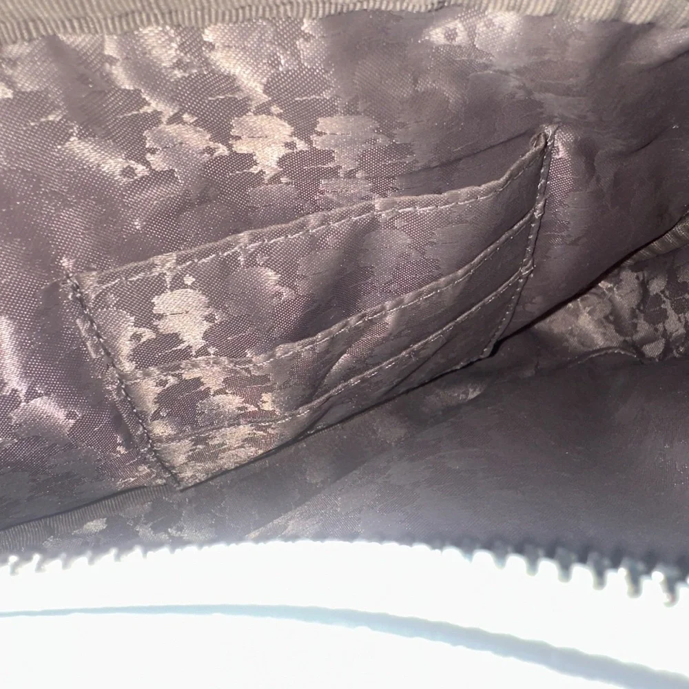 Karl Lagerfeld Paris White Embossed Crossbody Bag - Picture 4 of 5